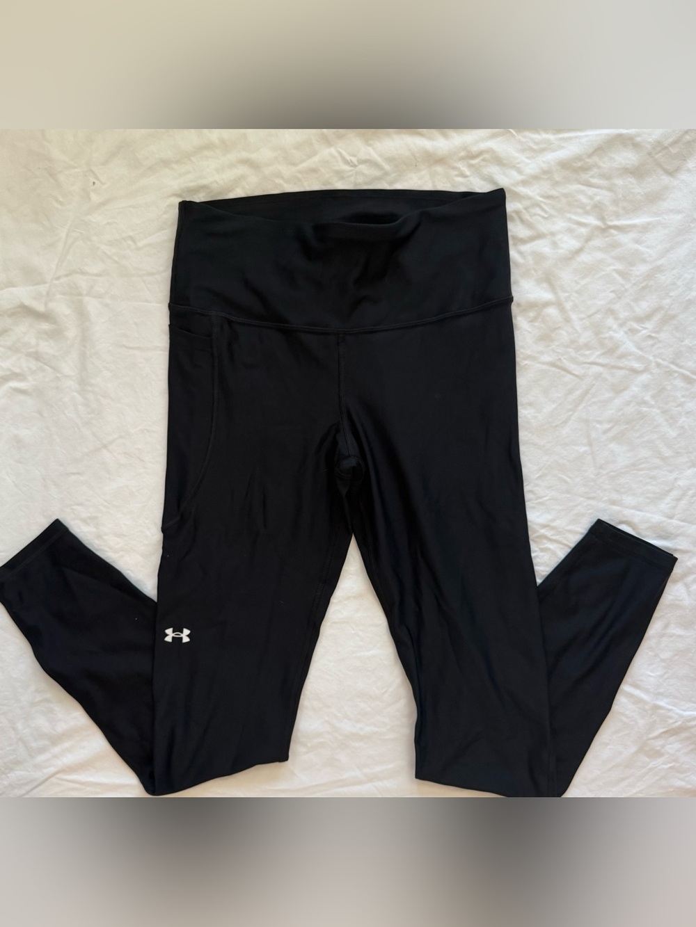 Under Armour Women's Black High-Rise Running Pocket Leggings